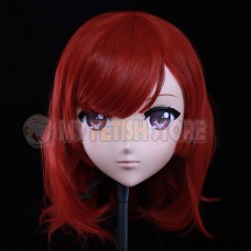 (MSM-01N) Custom Crossdress Female/Girl Resin 3/4 Head Cosplay Japanese Role Play Anime Kigurumi Mask 